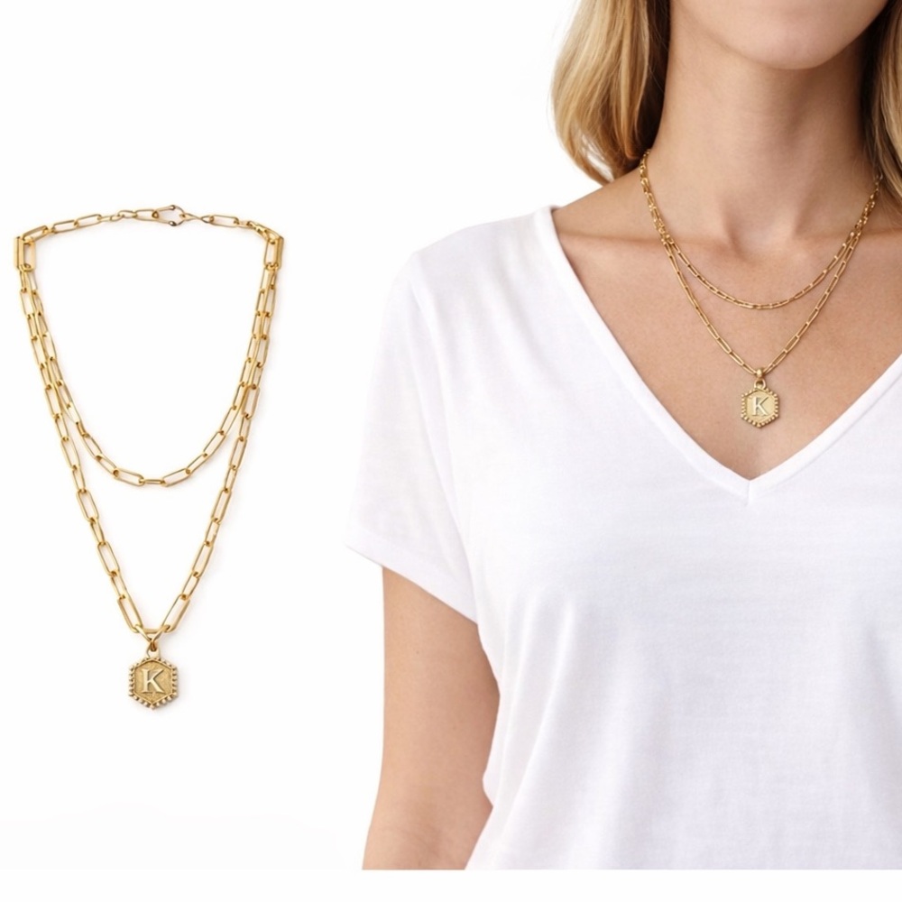 Gold Double Layered Necklace